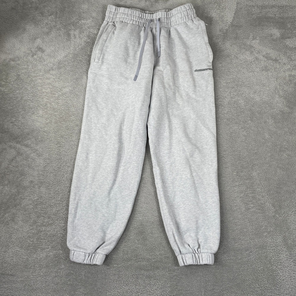 Adidas Humanrace Sweatpants Mens Medium Gray Pharrell Williams French Terry